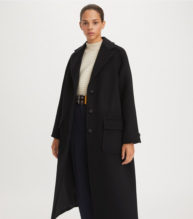 Double-Faced Wool Overcoat: Women's Designer Coats | Tory Burch