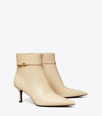 【Tory Burch】 DOUBLE T BUCKLE WEDGE BOOT ◆国内発送◆ Tory Burch DOUBLE T BUCKLE WEDGE BOOT - High heeled ankle