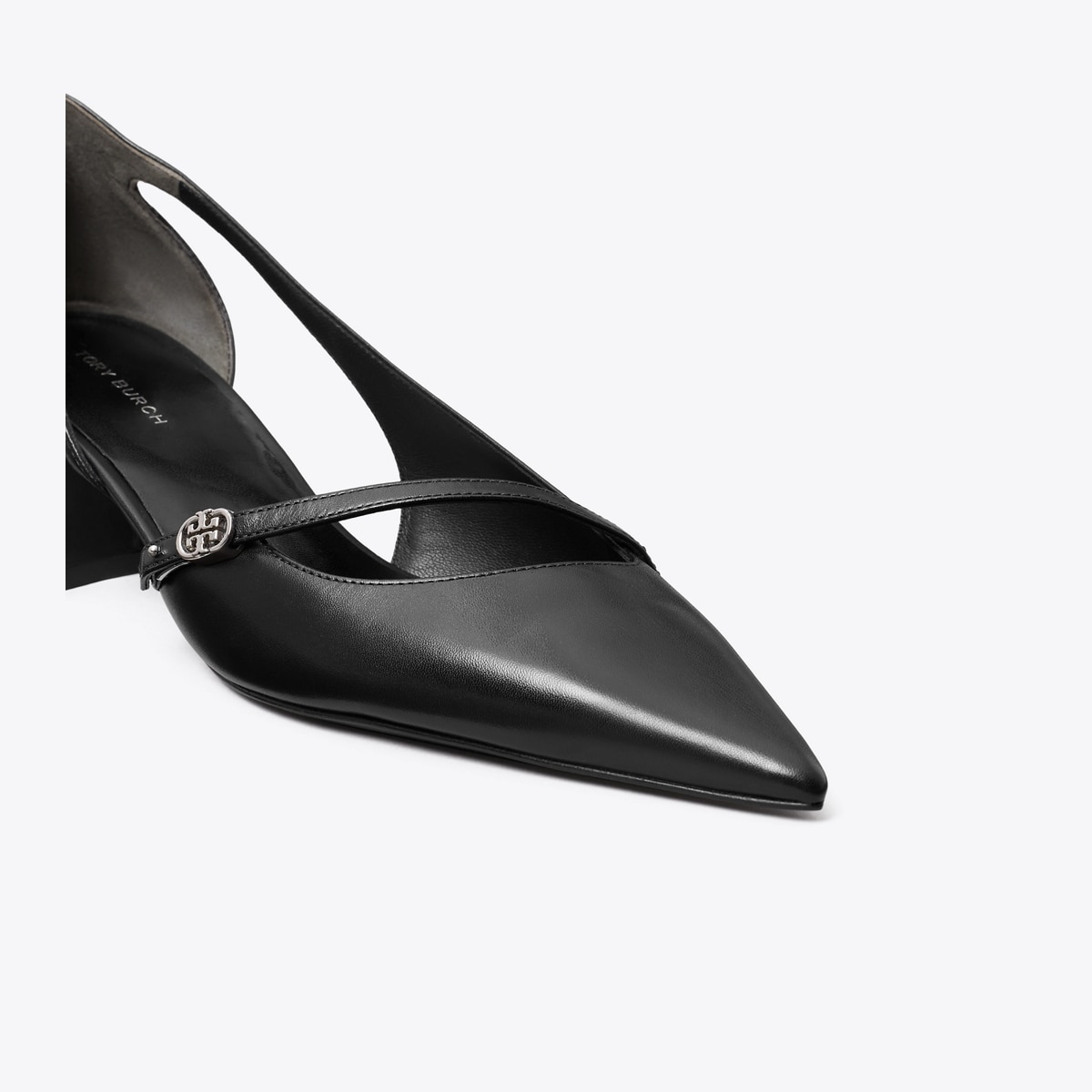 Double T Buckle D'Orsay Pump in black | Tory Burch