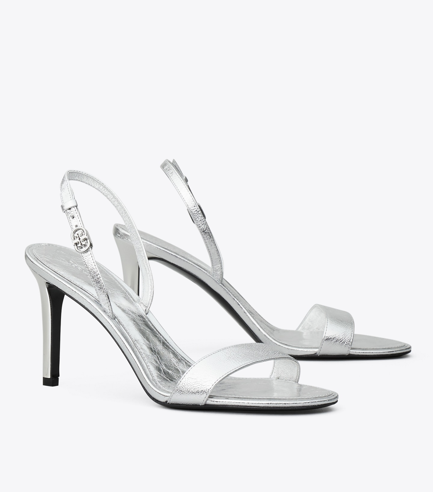 Double T Buckle Heel Sandal