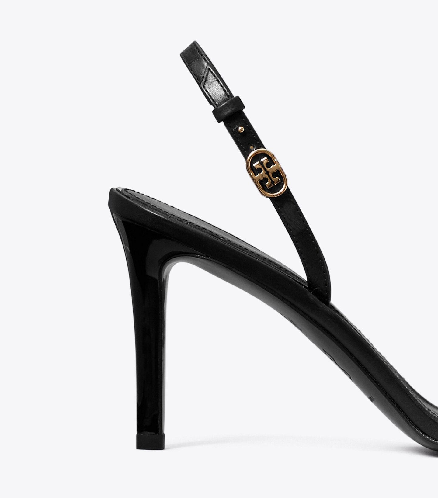 Double T Buckle Heeled Sandal