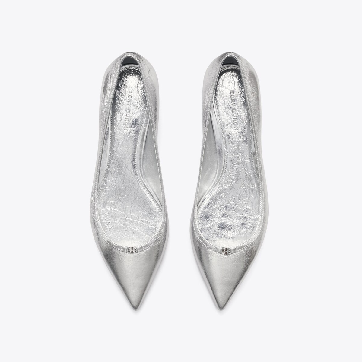 Double T Buckle Pointed-Toe Flat: Women's Designer Flats