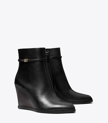 T Lock Heeled Ankle Boot: Women's Designer Ankle Boots | Tory Burch