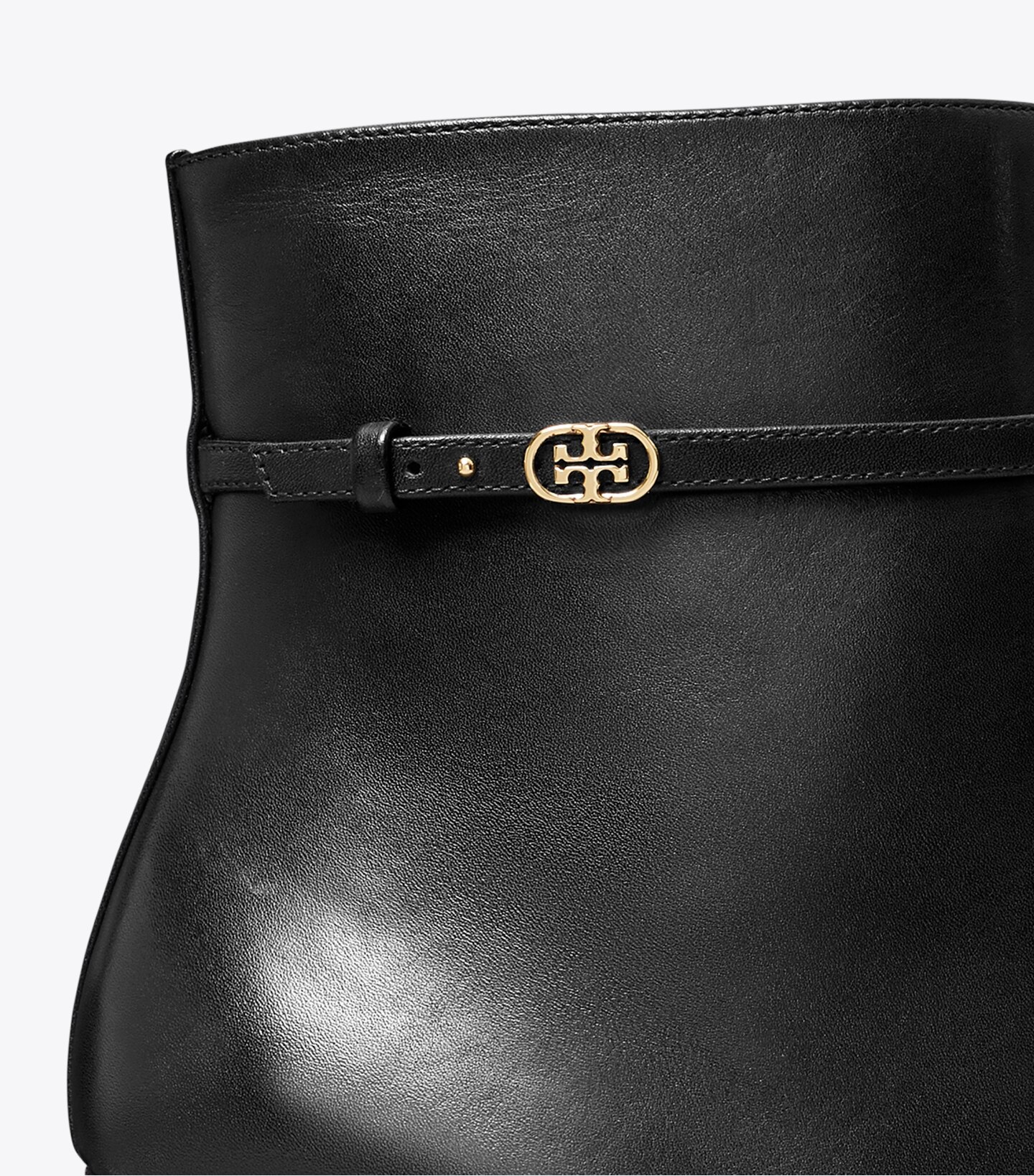 Double T Buckle Wedge Boot