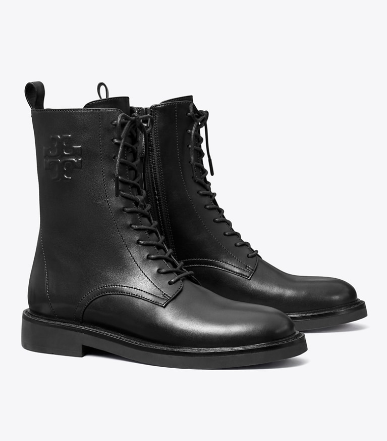 Double T Combat Boot: Women's Designer Ankle Boots | Tory Burch