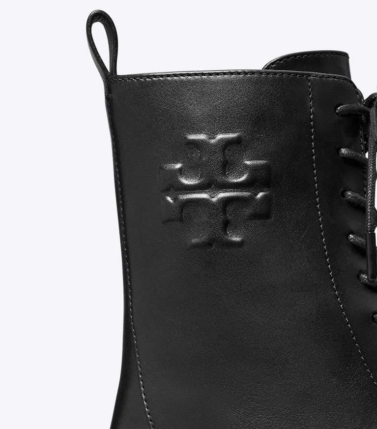 Double T Combat Boot: Women's Designer Ankle Boots
