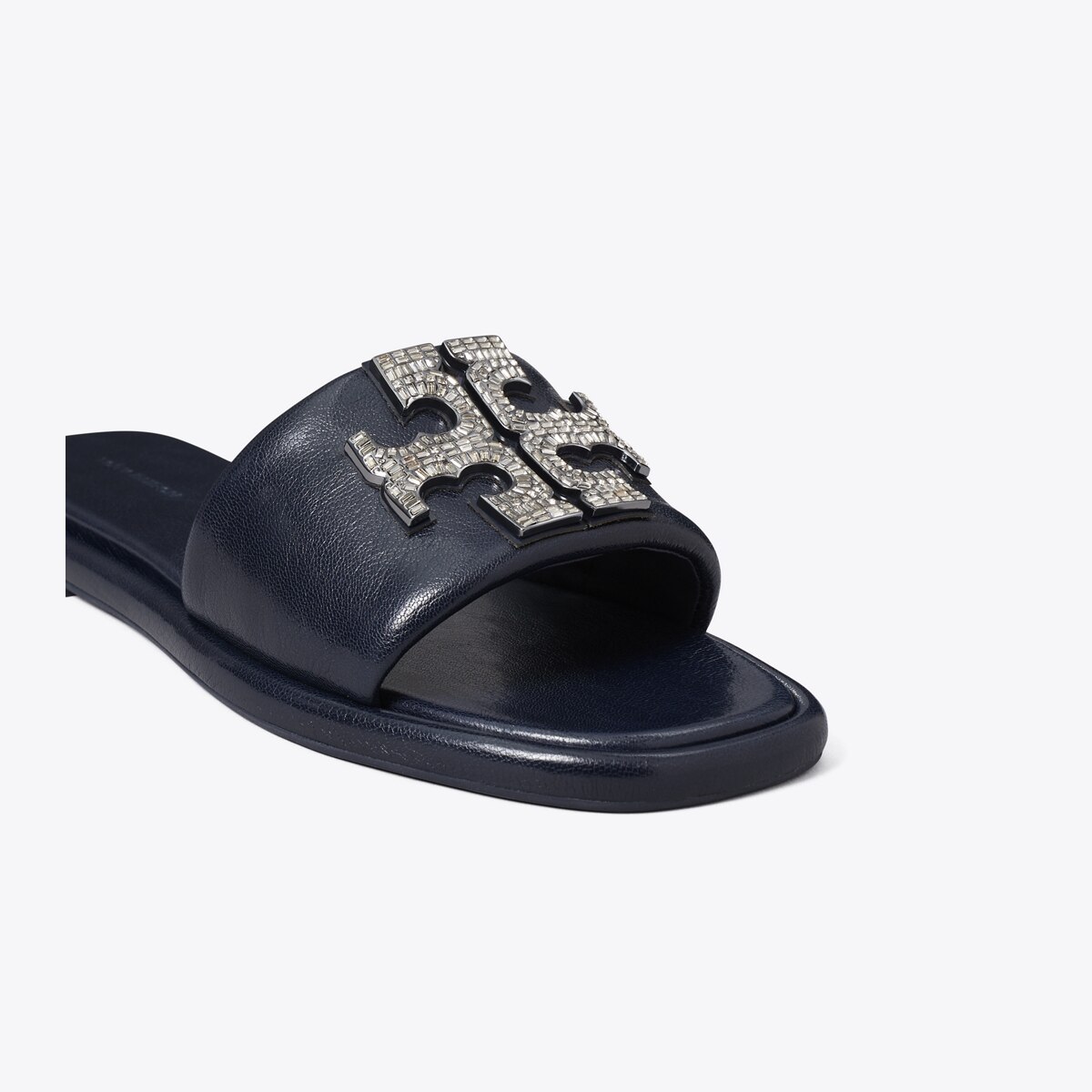 ★Tory Burch★半額セール中！★Double T Sport Slide★サンダル Tory Burch Double T Deco Sport Slides | Blue | FARFETCH