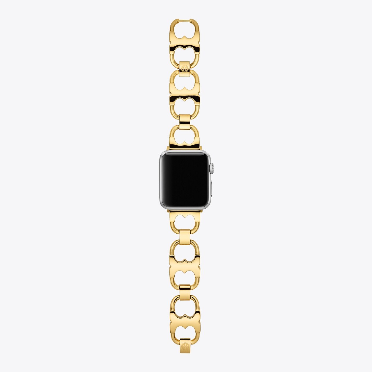 Double T Link Band for Apple Watch®, Gold-Tone Stainless Steel: Women's Designer  Watches Tory Track Smart Watches