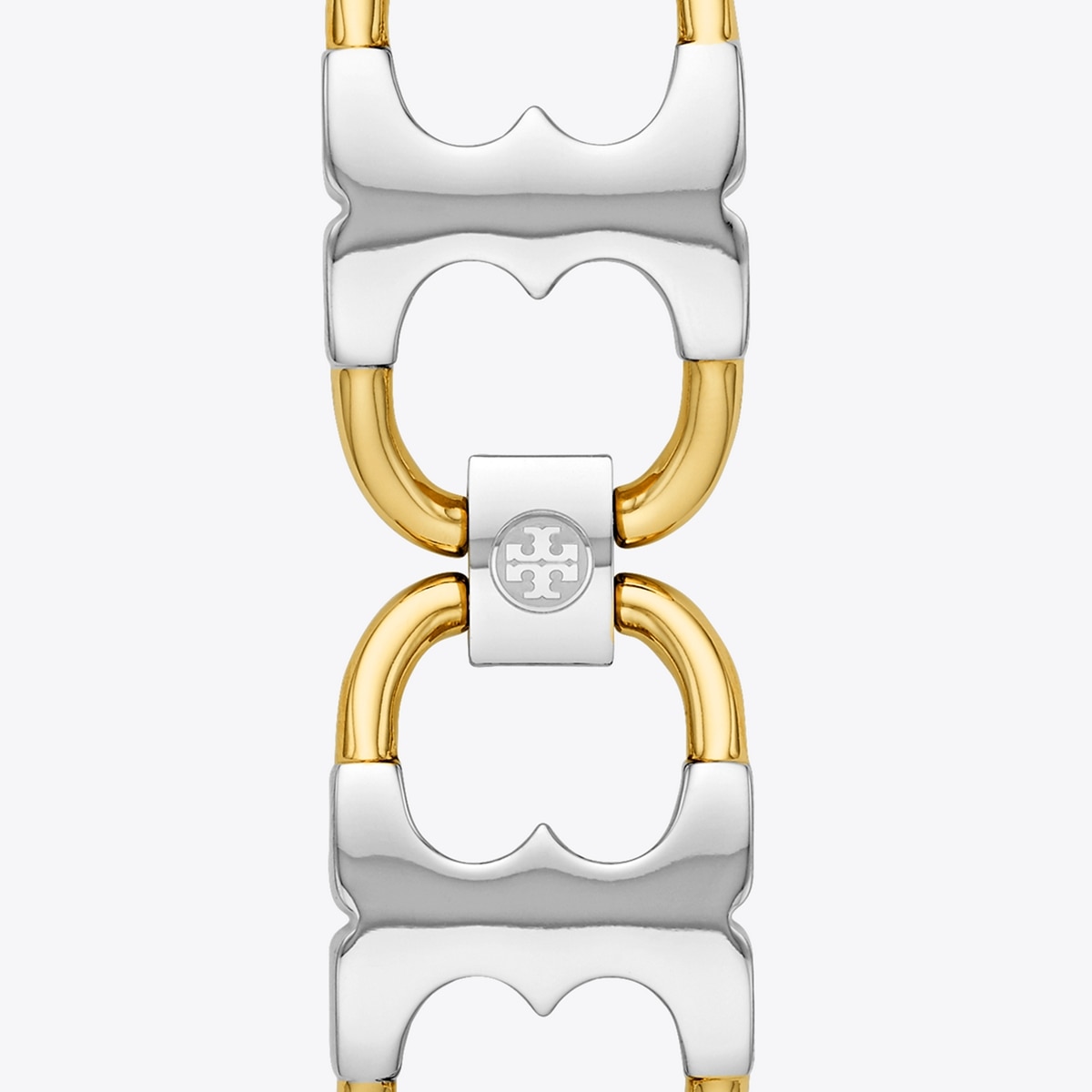 Double T Link Band for Apple Watch®, Gold-Tone/Silver, 38 MM Double T Link Band for Apple Watch®, Gold-Tone/Silver, 38 MM