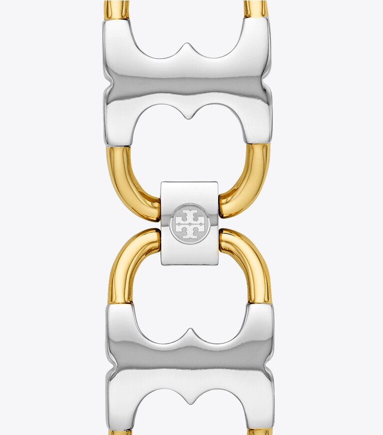 Double T Link Band for Apple Watch®, Gold-Tone/Silver, 38 MM Double T Link Band for Apple Watch®, Gold-Tone/Silver, 38 MM