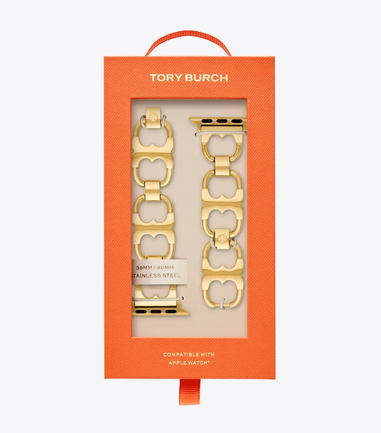 Tory burch double t link clearance watch