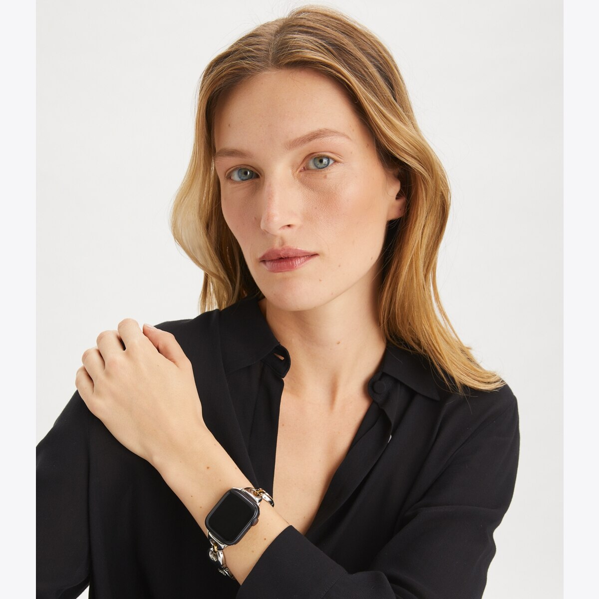 Double T Link Band for Apple Watch®: Women's Designer Smart