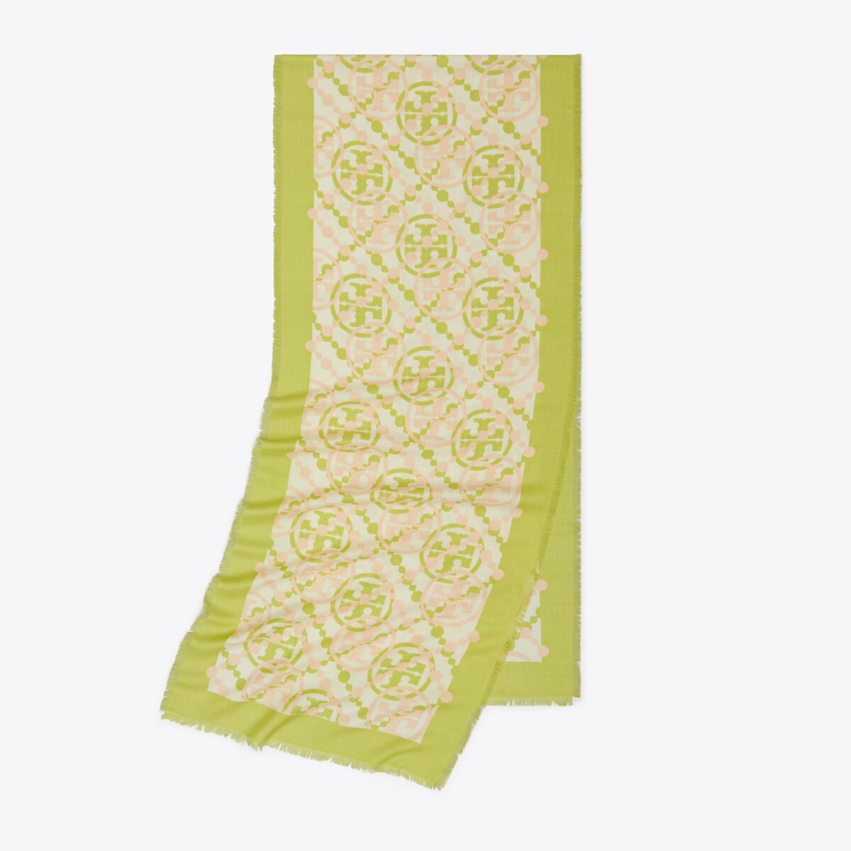 Double T Monogram Oblong Scarf: Women's Designer Scarves