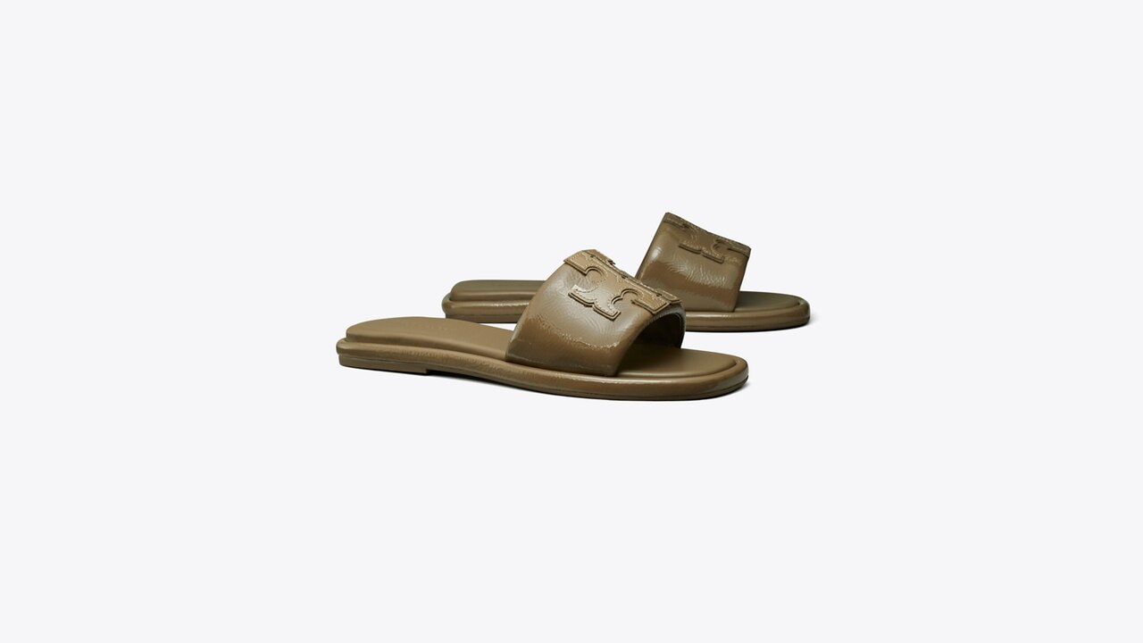 Louis Vuitton Leather Upper Slide Sandals for Women for sale