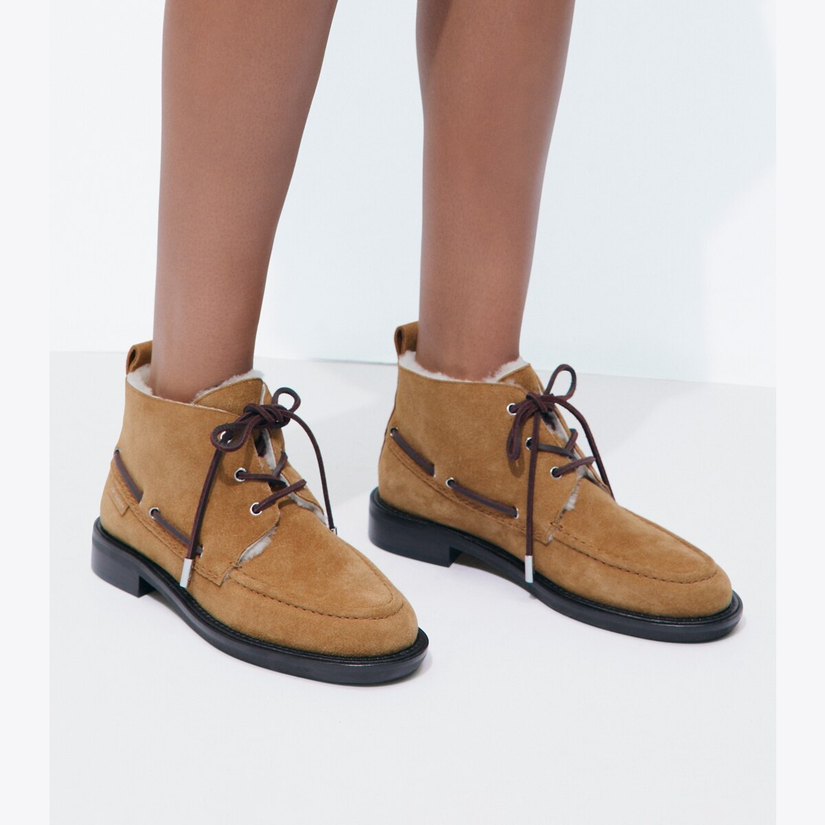DUCK SHEARLING ANKLE BOOT - thumbnail 3