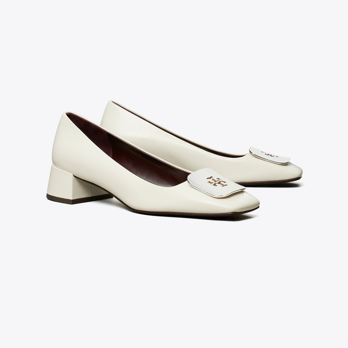 Décolleté Georgia in white, size 7