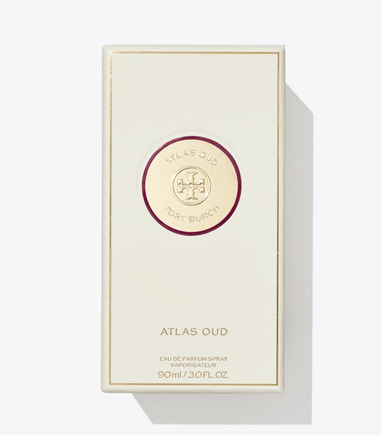 Tory Burch diseñador perfume Eau de Parfum Atlas Oud de 90 ml en Atlas Oud detalle
