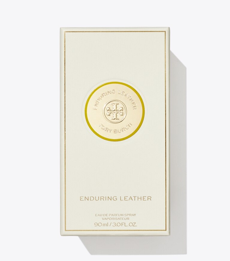 Tory Burch diseñador perfume Eau de Parfum Enduring Leather de 90 ml en Enduring Leather detalle