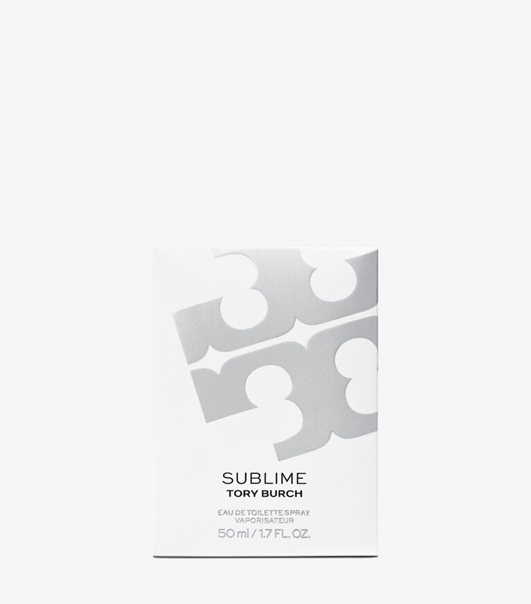 Tory Burch diseñador perfume Eau de Toilette Sublime 50 ml en SUBLIME SILVER detalle
