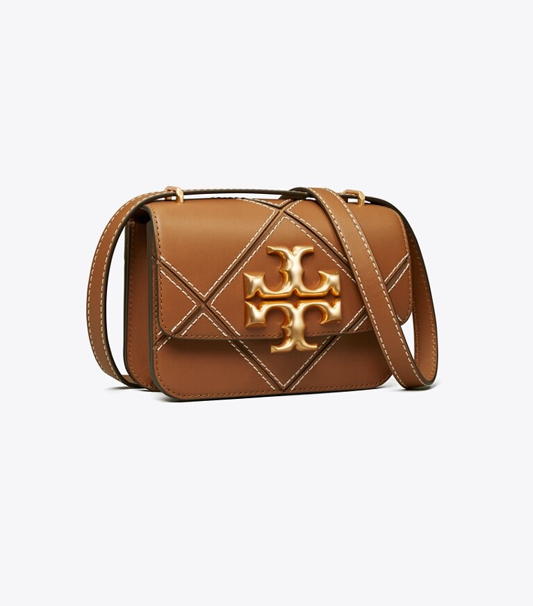 Tory Burch designer shoulder bags Eleanor Bag  in Classic Cuoio angle