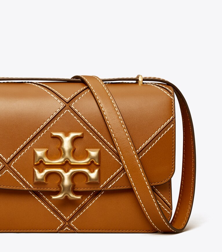 Tory Burch designer shoulder bags Eleanor Bag  in Classic Cuoio angle