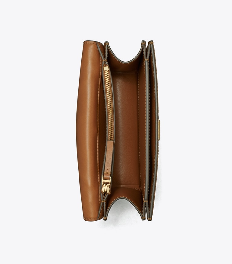 Tory Burch designer shoulder bags Eleanor Bag  in Classic Cuoio angle