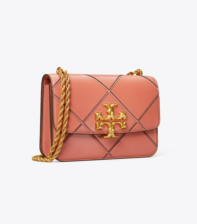 NWT $598 Tory Burch Kira Chevron Quilted Suede Convertible Shoulder  CrossBody