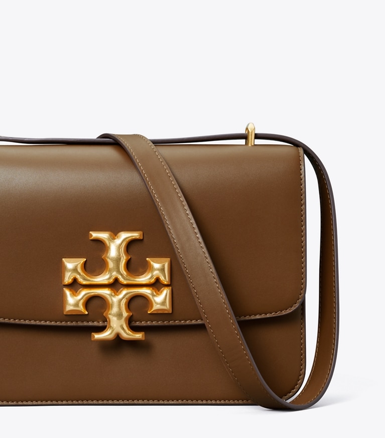Tory Burch designer shoulder bags Eleanor Bag in Moose angle