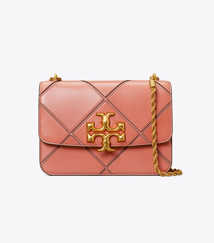 Tory Burch designer shoulder bags Eleanor Bag in Toasted Pecan front