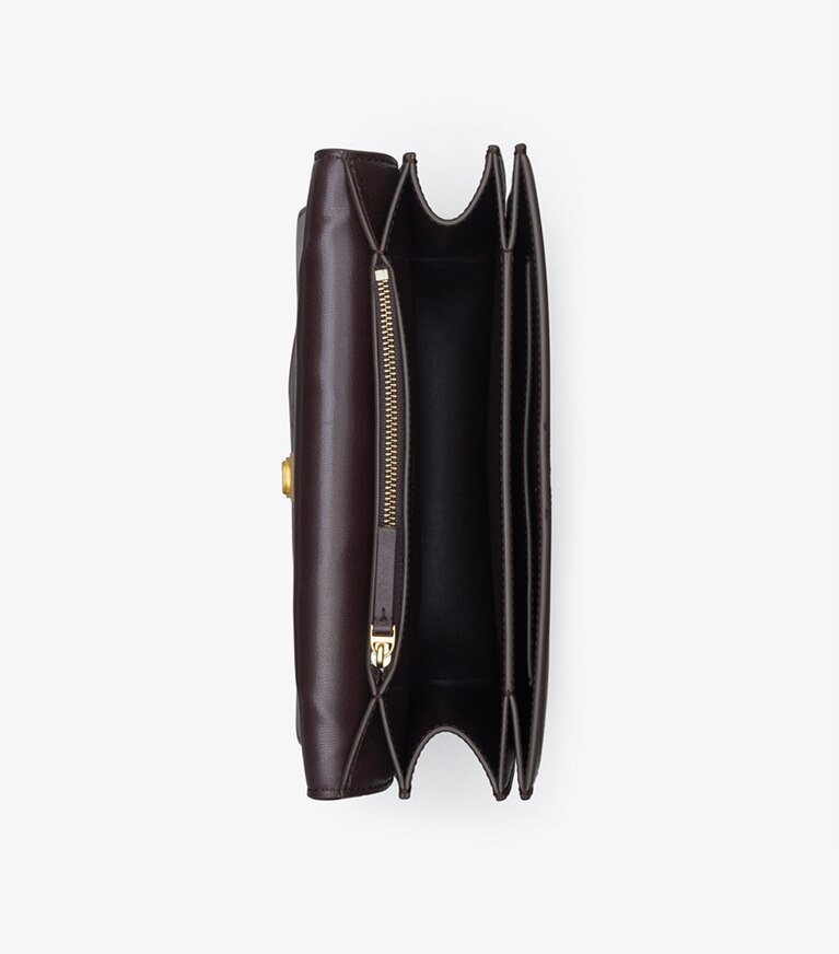 Tory Burch designer shoulder bags Eleanor Bag in Amaranth angle