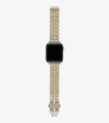 Tory Burch designer smart watches Eleanor Band for Apple Watch® in TWO-TONE front