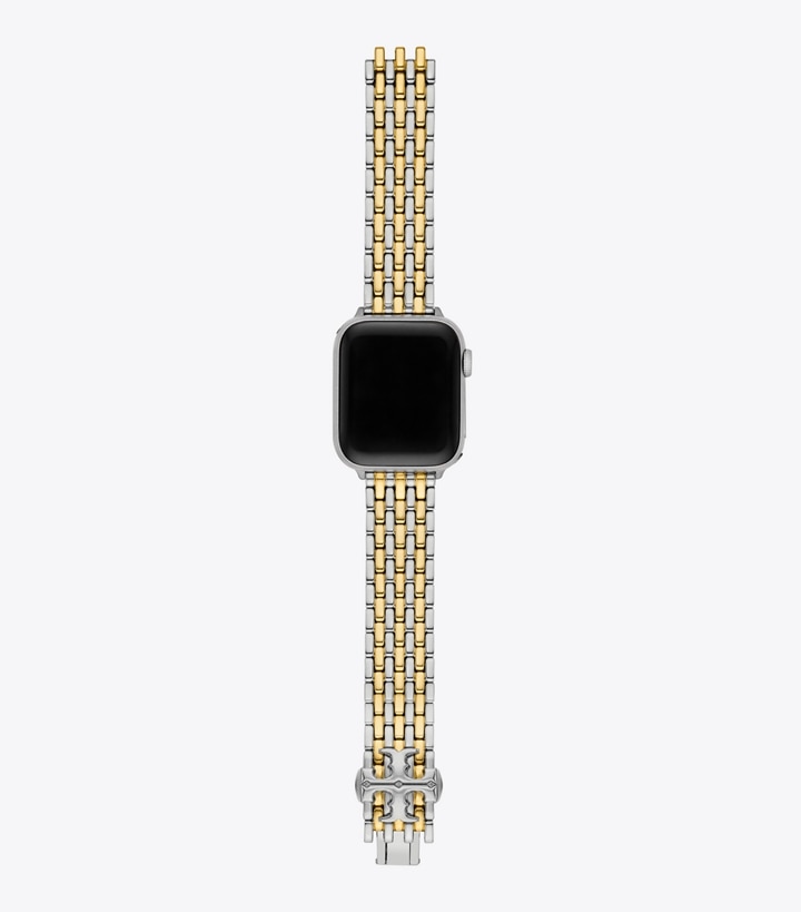 Tory Burch designer smart watches Eleanor Band for Apple Watch® in TWO-TONE front