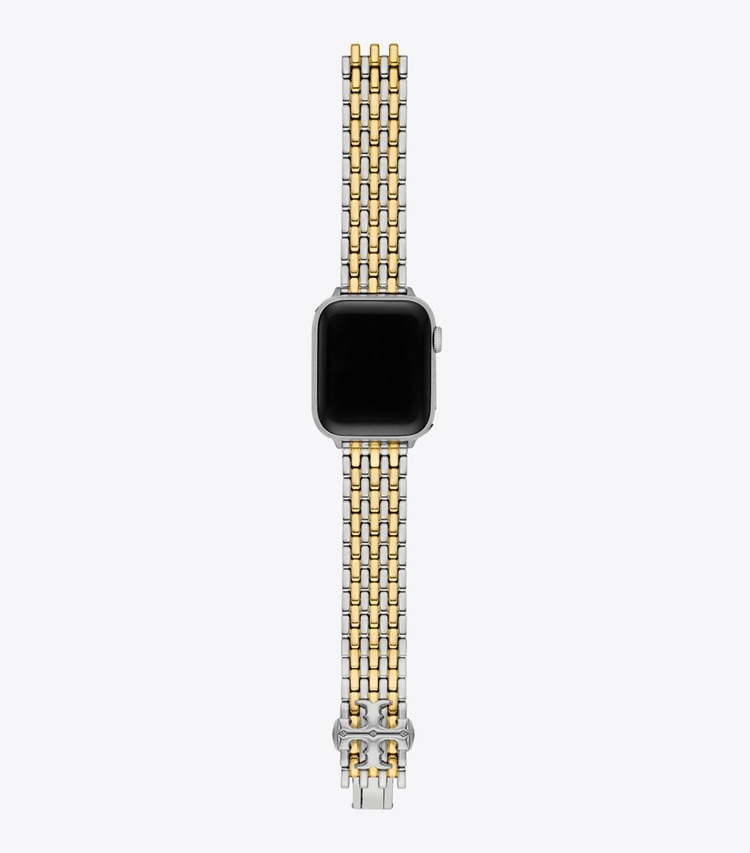 Tory Burch designer watches tory track smart watches Eleanor Band for Apple Watch® in TWO-TONE front