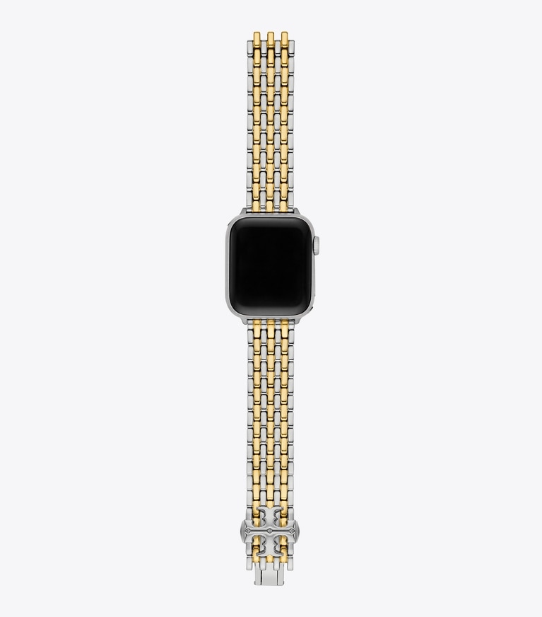 Tory Burch designer watches tory track smart watches Eleanor Band for Apple Watch® in TWO-TONE front