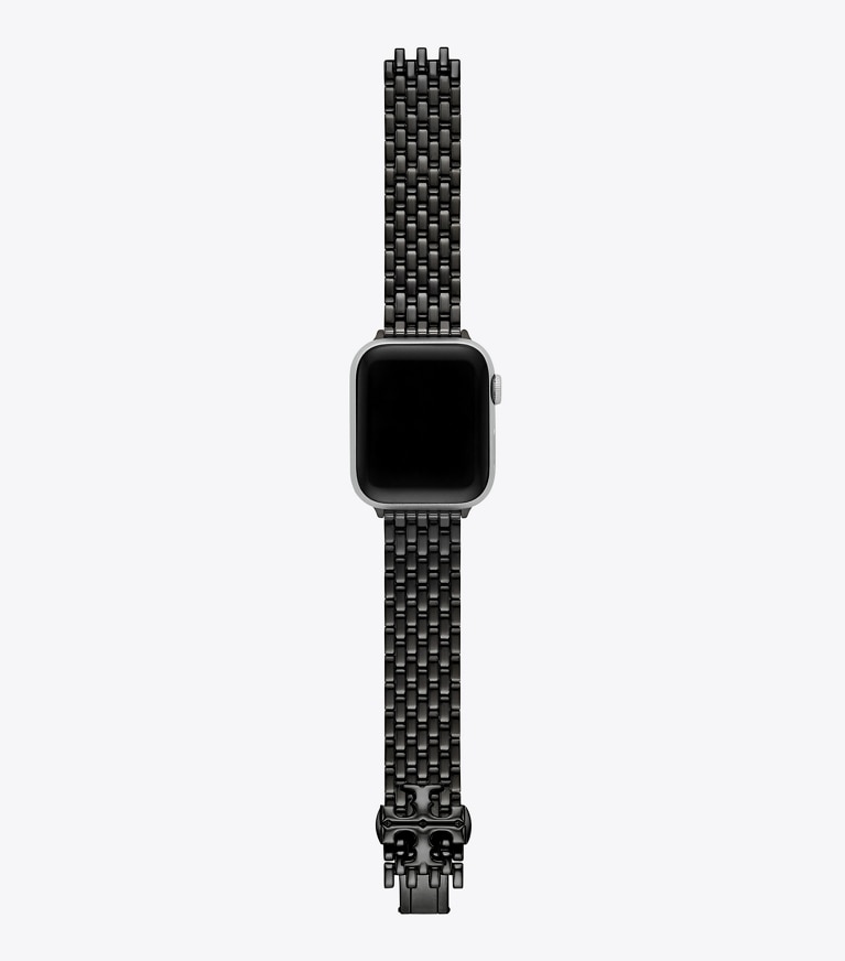 Tory Burch designer watches tory track smart watches Eleanor Band for Apple Watch® in BLACK front