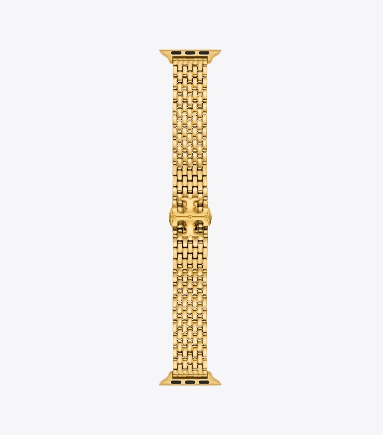 Tory Burch designer watches tory track smart watches Eleanor Band for Apple Watch® in GOLD front