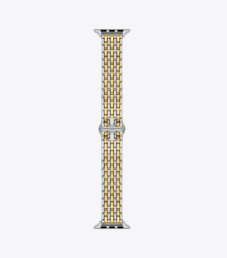 Tory Burch designer watches tory track smart watches Eleanor Band for Apple Watch® in TWO-TONE front