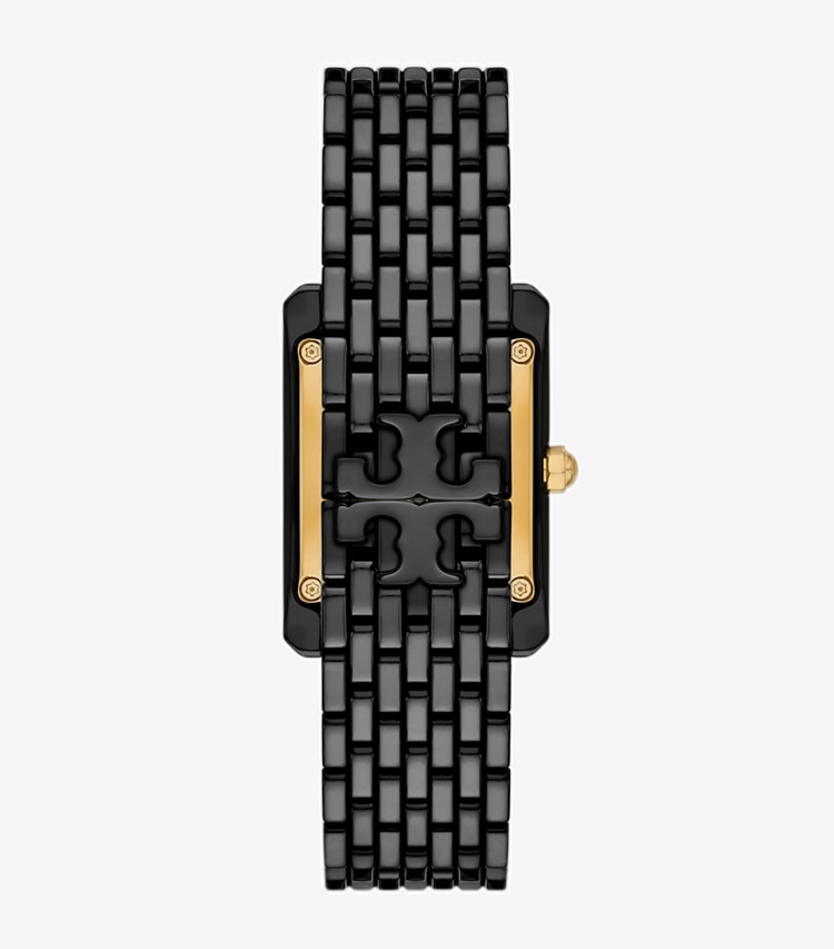 Tory Burch designer strap watches Eleanor Ceramic Watch in BLACK CERAMIC back
