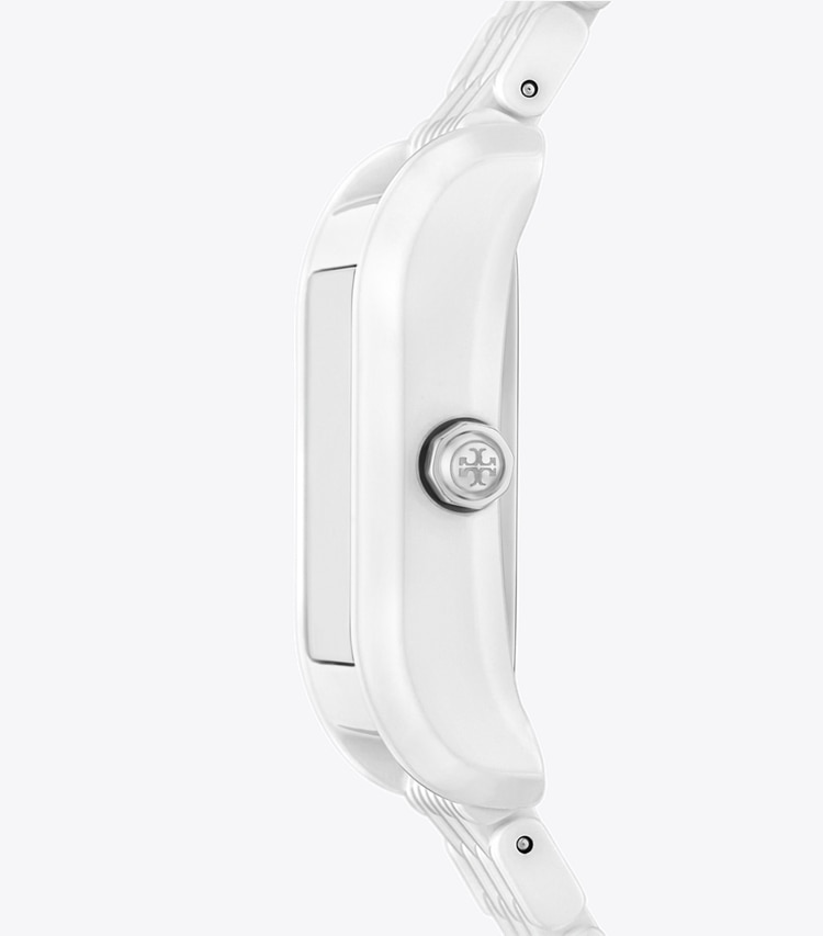 Tory Burch designer strap watches Eleanor Ceramic Watch in WHITE CERAMIC side