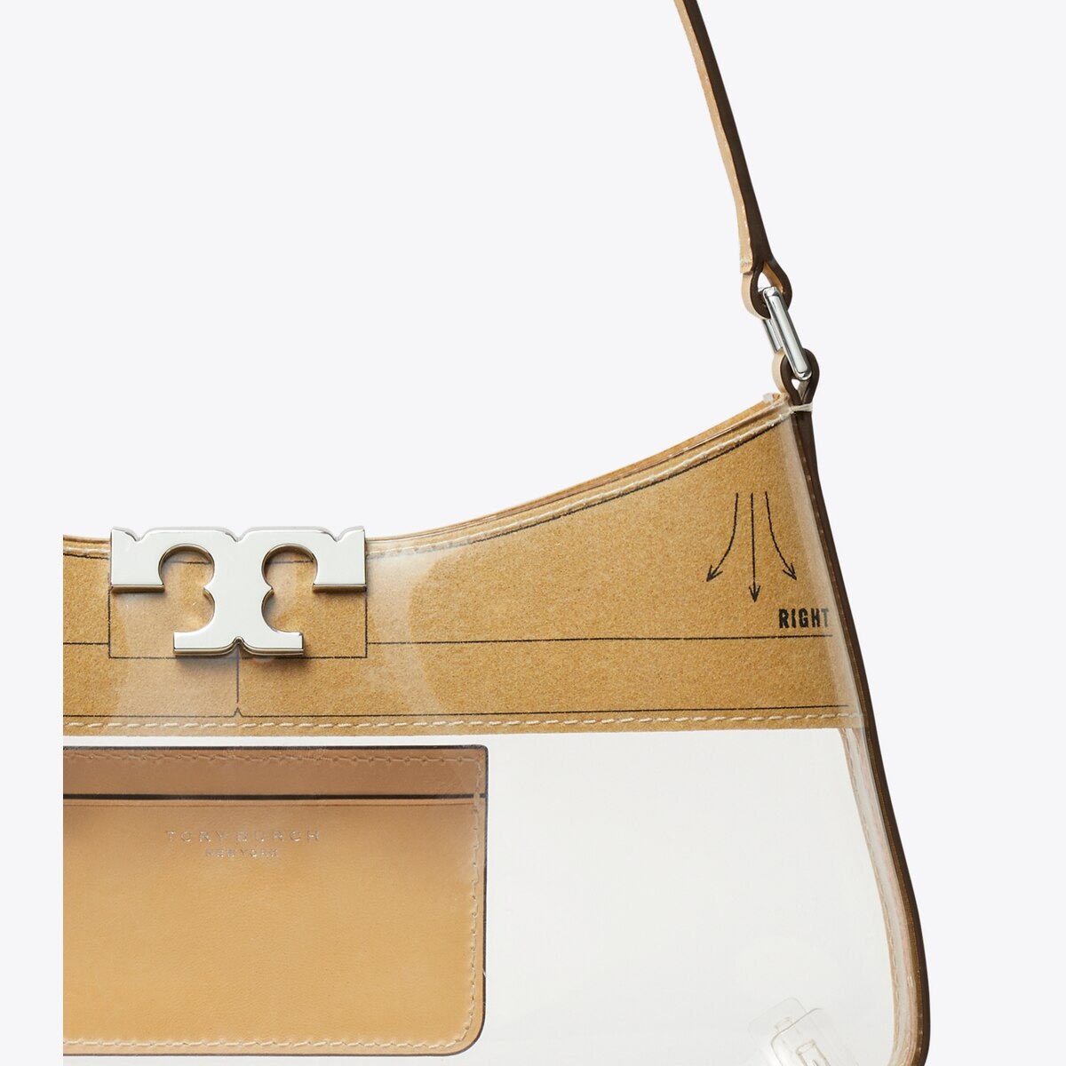 トリーバーチ　クリアーショルダーバッグ eleanor-clear-slim-shoulder-