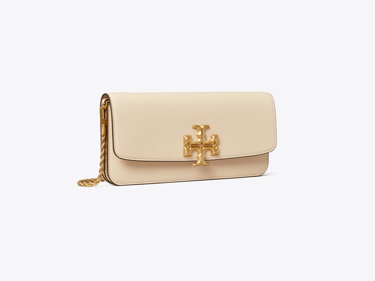 Shop Tory Burch Eleanor Croc-Embossed Leather Convertible Shoulder