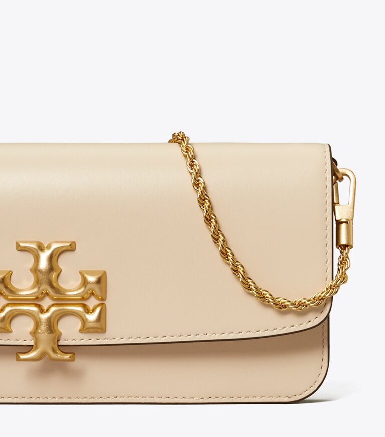 Tory Burch designer clutches Eleanor Clutch in New Cream angle