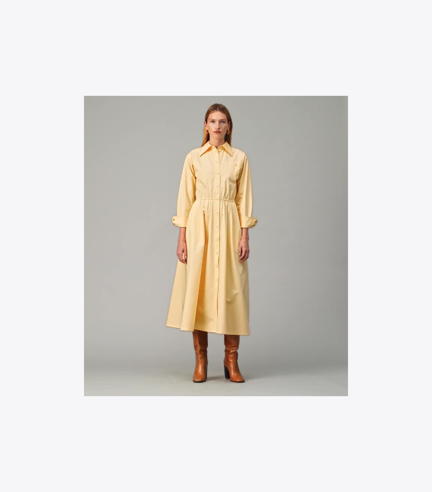 Eleanor Cotton Poplin Dress