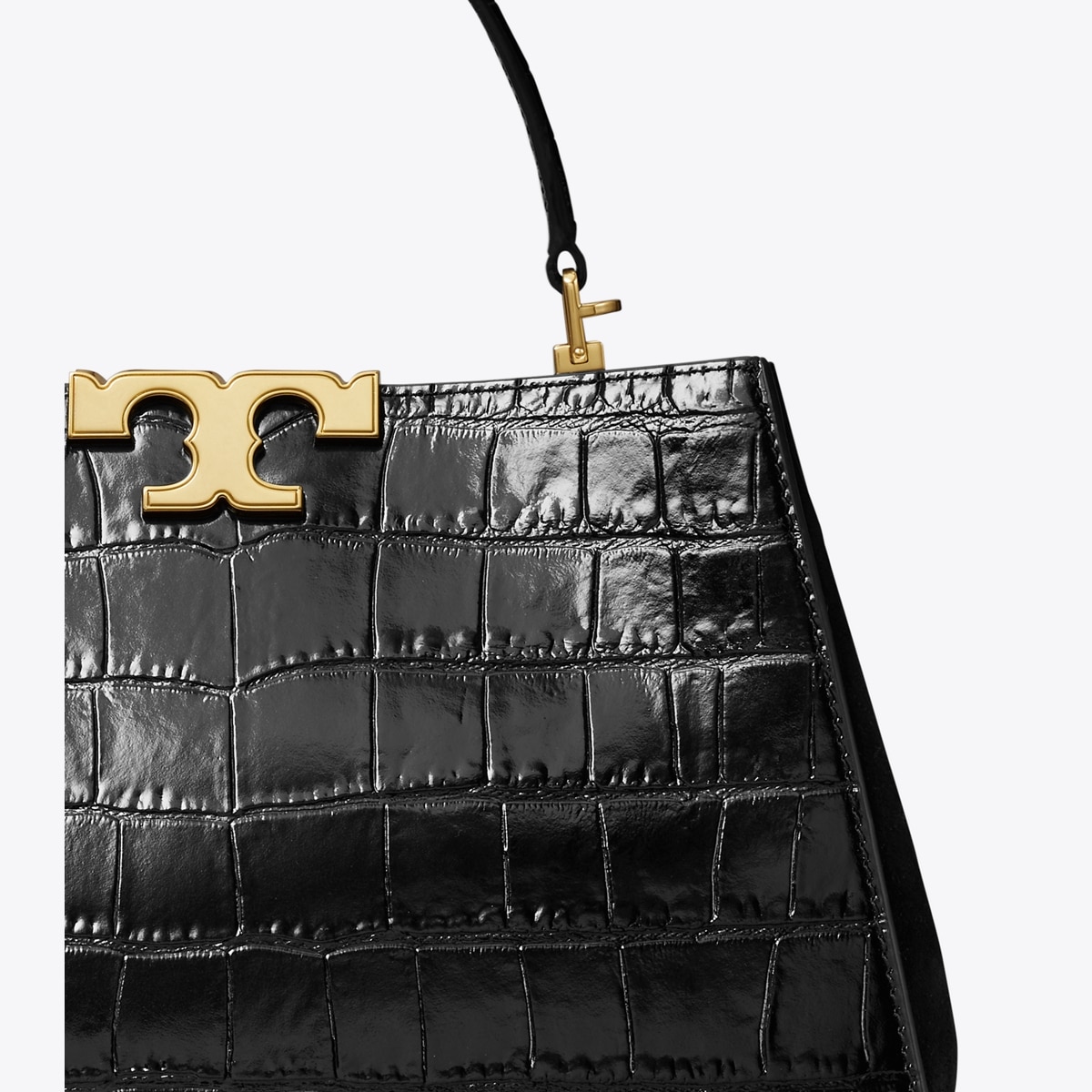 Eleanor Croc-Embossed Satchel: Women's Designer Satchels