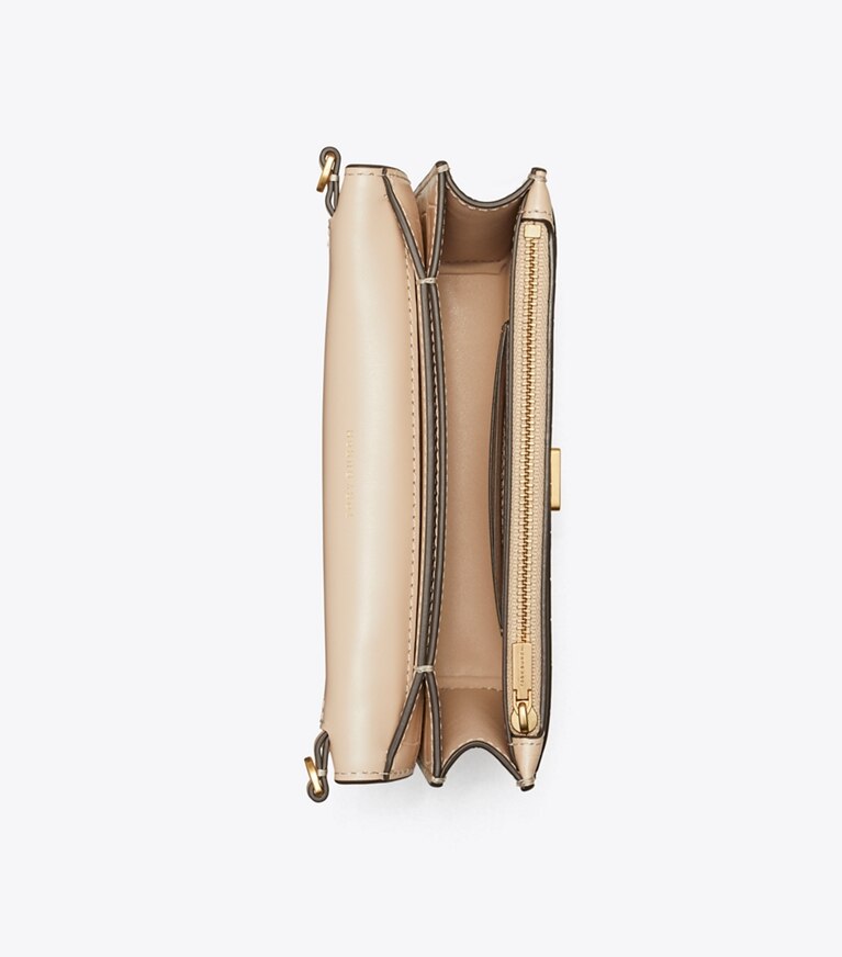 Tory Burch designer crossbody bags Eleanor Crossbody in PERFECT SAND angle