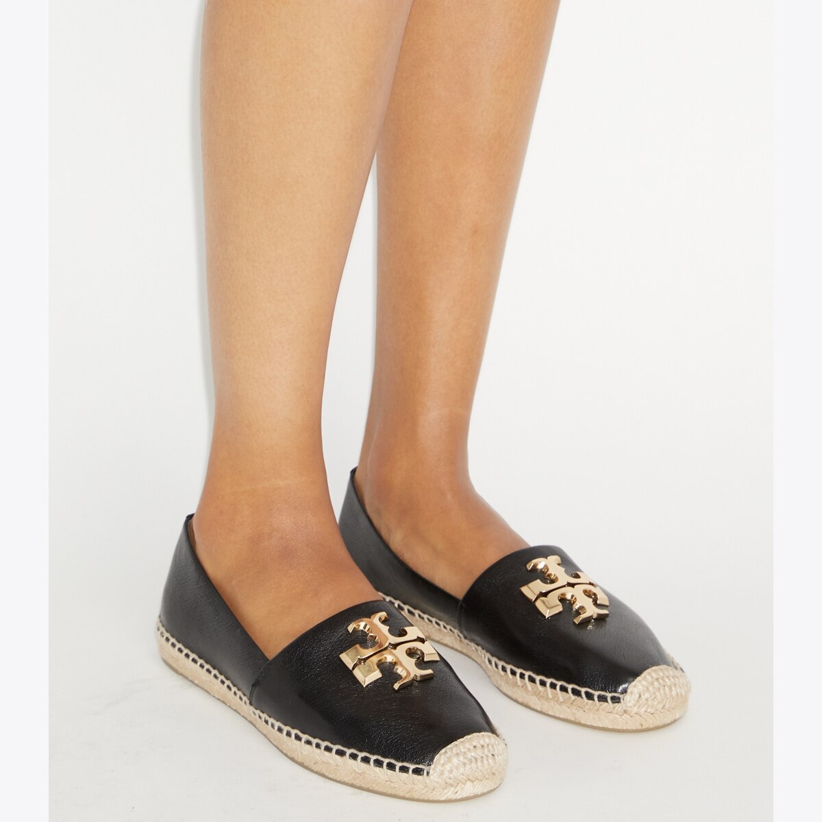 フラットシューズ TORY BURCH Woman Espadrilles Black 161758 006 Eleanor Espadrille: Women's Designer Espadrilles | Tory Burch