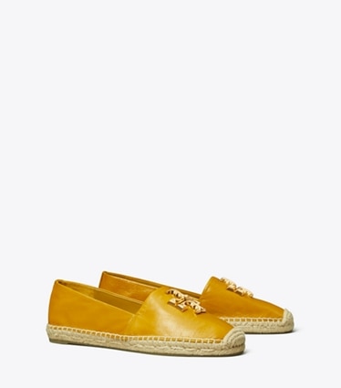 Tory Burch designer espadrilles Eleanor Espadrille in Ochre Spice angle