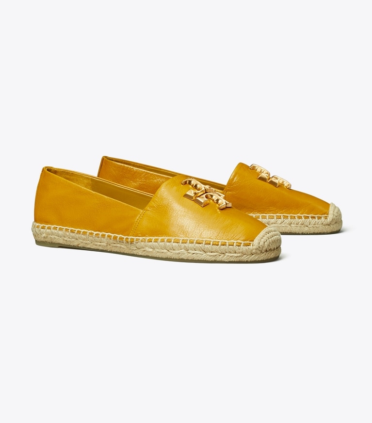 Tory Burch designer espadrilles Eleanor Espadrille in Ochre Spice angle