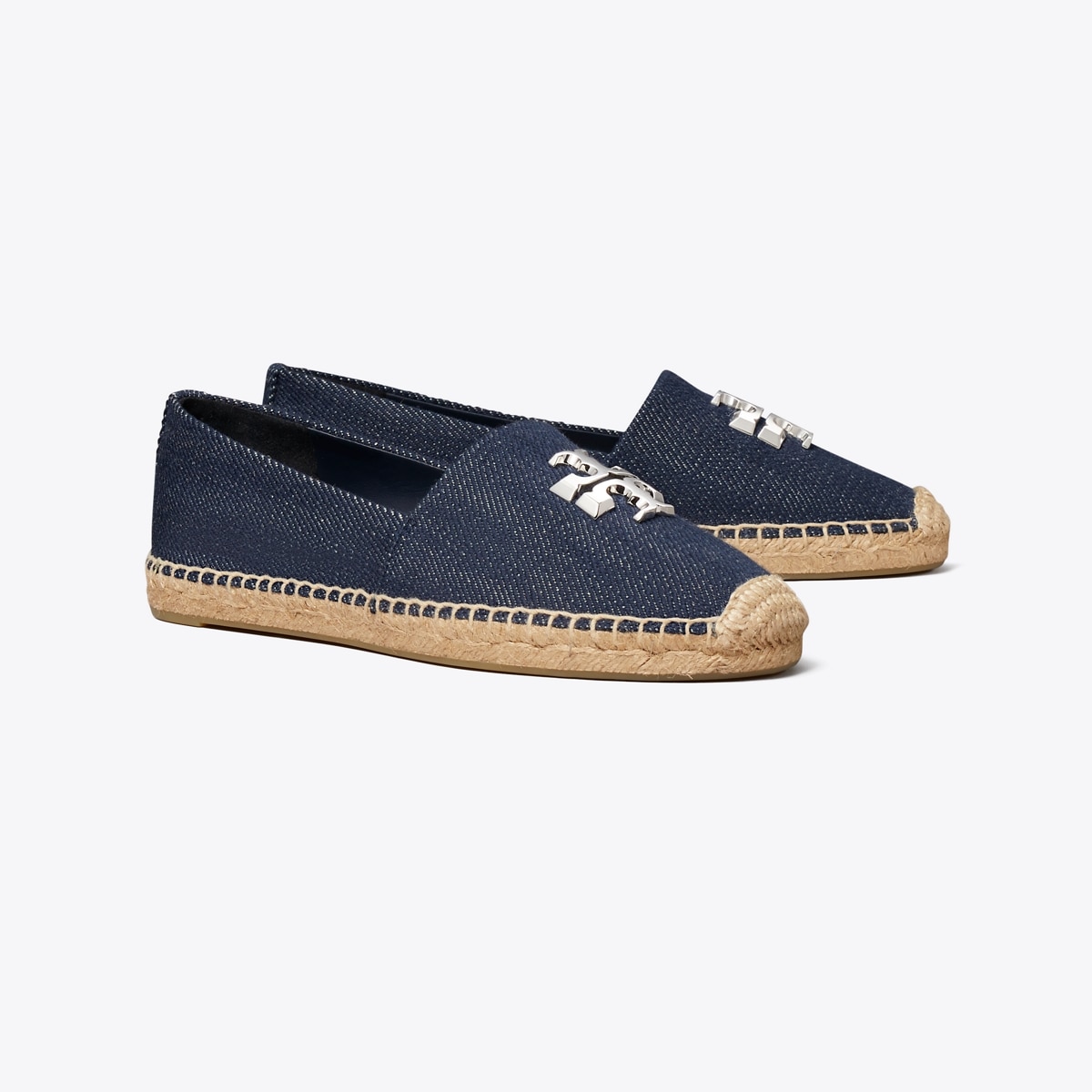 【ティアラ様用】TORY BURCH ウェッジソール パンプス ネイビー Eleanor Espadrille: Women's Designer Espadrilles | Tory Burch