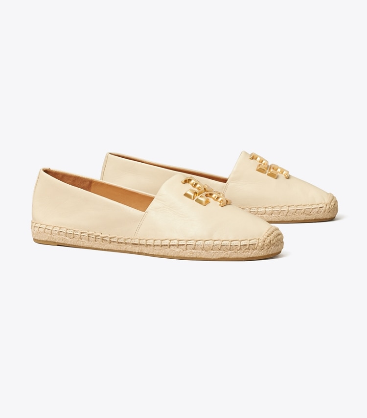 Tory Burch designer espadrilles Eleanor Espadrille in New Cream angle